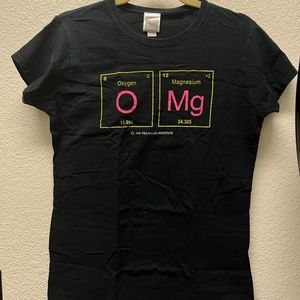 Oxygen Magnesium (OMG) T-Shirt from the Franklin Institute